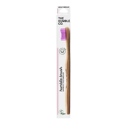The Humble The Humble Co. Bambus-Zahnbürste Erwachsene Medium - Lila – Produktbild 1 von 1