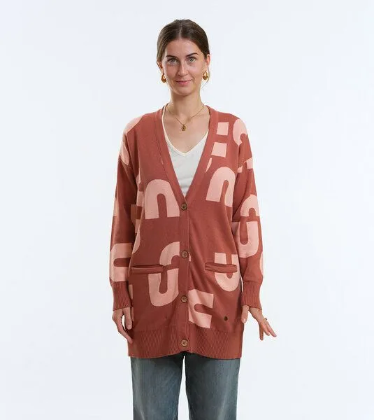 Gary Mash GARY MASH Oversize-Strickjacke Moline aus Biobaumwolle, Tubes (mehrfarbig), – Produktbild 3 von 4
