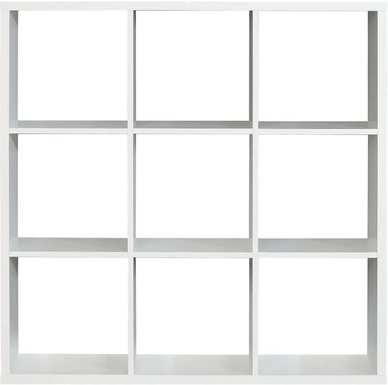 FORTE Standregal Mauro, Fachgröße 33x33cm, 4 Fächer, Weiß, – Produktbild 6 von 8