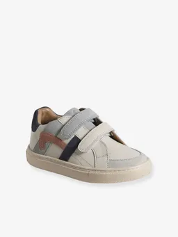 Vertbaudet Vertbaudet Kinder Leder-Sneakers mit Klettverschluss – Produktbild 1 von 1