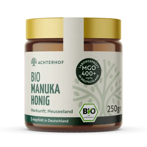 vom Achterhof Manuka Honig Bio MGO 400+ (250g) – Produktbild 1 von 1
