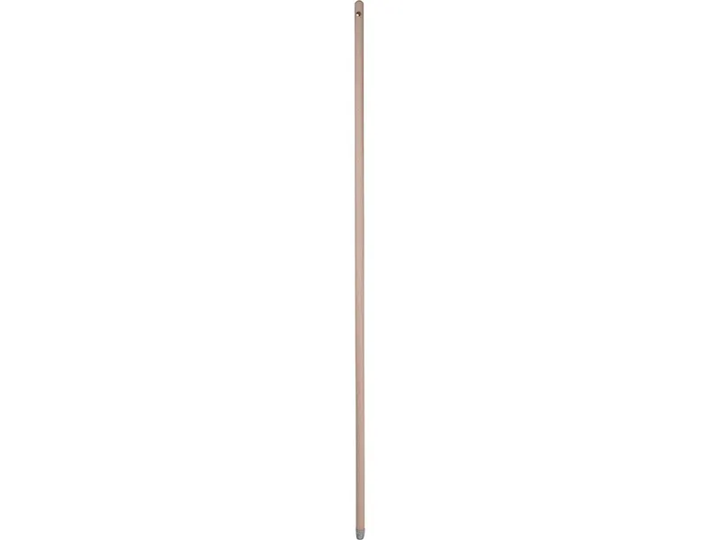 Besenstiel aus Holz, FSC-zertifiziert, mit Gewinde und Aufhängeloch, 140 cm – Produktbild 1 von 1