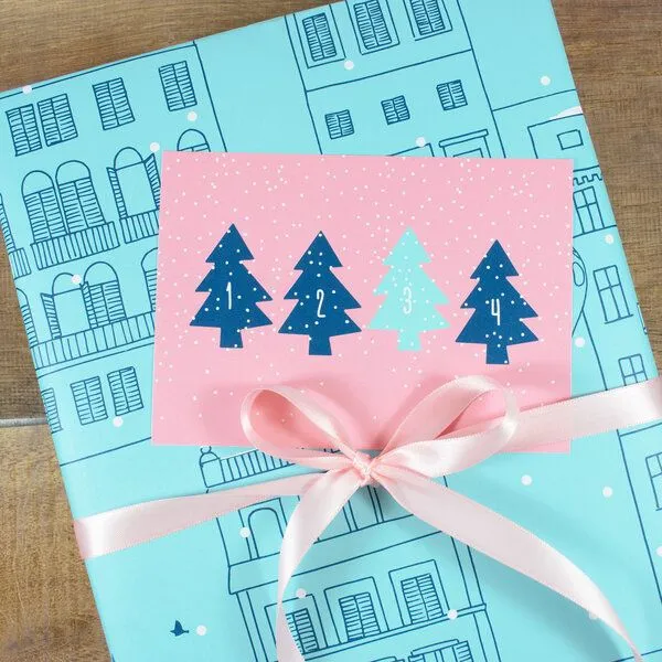 Bow & Hummingbird Bow & Hummingbird Postkarte 1,2,3,4 Trees – Produktbild 2 von 2