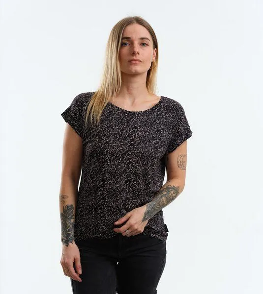 Gary Mash GARY MASH Shirt Katie aus LENZING ECOVERO Mix, Schwarz, – Produktbild 1 von 4