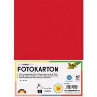 folia folia Fotokarton, 300 g/m², 50 x 70 cm, 10 Bogen, hochrot – Produktbild 1 von 1