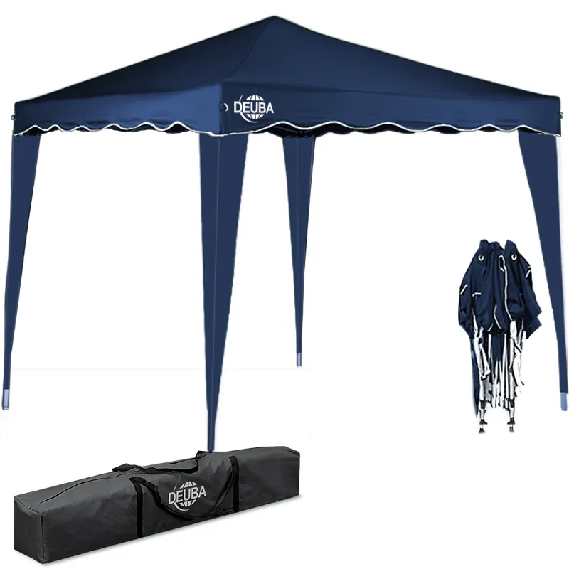 Casaria® Faltpavillon Capri Blau 3x3m inkl 4 Seitenwänden UV-Schutz 50+ – Produktbild 2 von 2