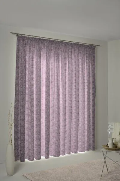 Nature by Adam Nature by Adam Vorhang aus 100% Bio-Baumwolle - Made in Germany - Little Parrot, Aubergine, – Produktbild 7 von 7