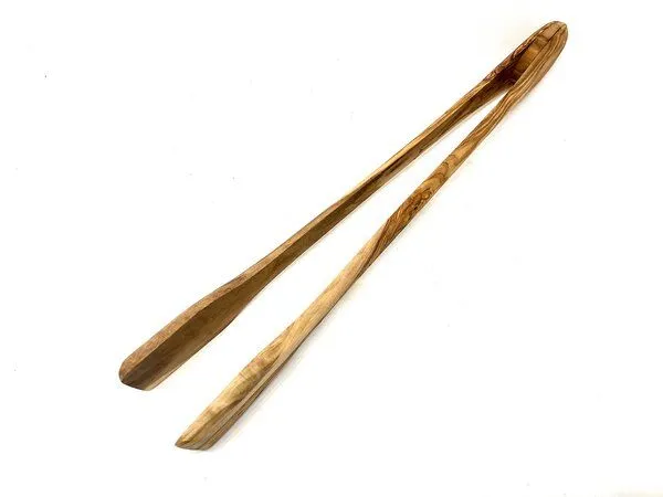 Olivenholz erleben Olivenholz erleben Grillzange aus Olivenholz, 36 cm lang – Produktbild 3 von 7