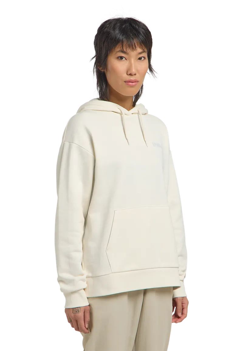 Jack Wolfskin Jack Wolfskin Essential Hoodie Women Hoodie aus Bio-Baumwolle Damen M white, Cotton white, – Produktbild 1 von 2