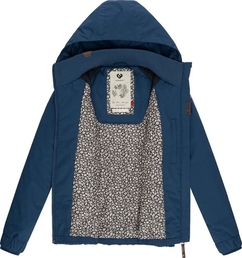 ragwear ragwear Winterjacke Dizzie Winter wasserdichte Outdoorjacke mit Kapuze für den Winter, Blau, – Produktbild 1 von 5