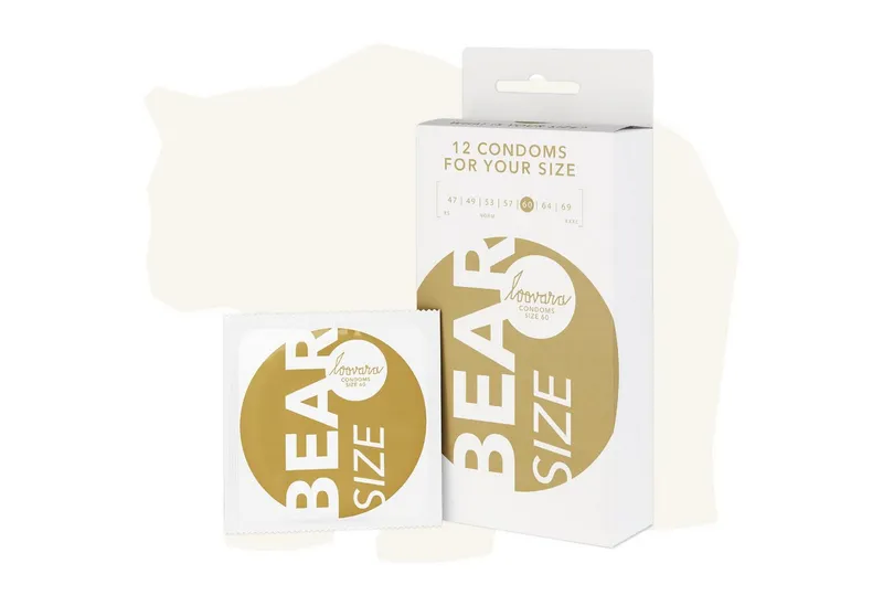 Loovara Loovara Kondome Loovara Kondome, individuelle Größen 47-69 mm, vegan, hauchzart, Weiß, – Produktbild 1 von 7