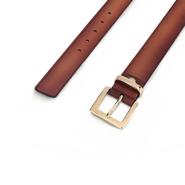 Nae Vegan Shoes Nae Vegan Shoes Belt Naves - Desserto® Kaktus-Veganmaterial, Braun, – Produktbild 2 von 3