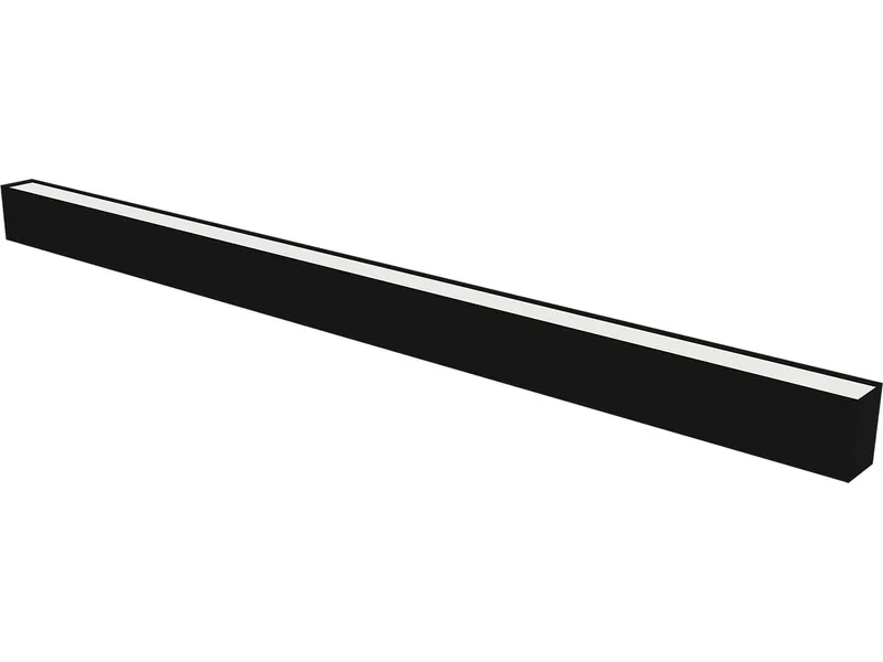 REV REV LED-Aufbauleuchte mit Diffusor, 120 cm, 3.520 lm, Aluminium, schwarz – Produktbild 1 von 1