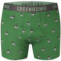 GreenBomb GREENBOMB Funky Donkey Trunk - Figurbetonte Trunk aus Bio-Baumwoll Mix / hochwertiger Print / GOTS / Fair & Vegan – Produktbild 1 von 1