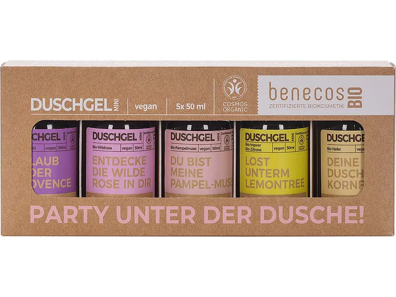 Benecos BenecosBIO Mini Duschgel Set: Shower Party – Produktbild 1 von 4