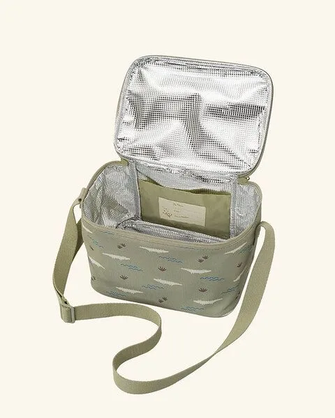Fresk Kühltasche groß – 22 × 17 × 15 cm, mit Schultergurt und Namensschild, Crocodile, – Produktbild 2 von 4