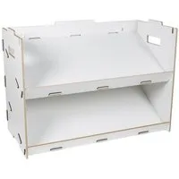 WERKHAUS WERKHAUS Schuhregal | stapelbar, Weiß, – Produktbild 1 von 1