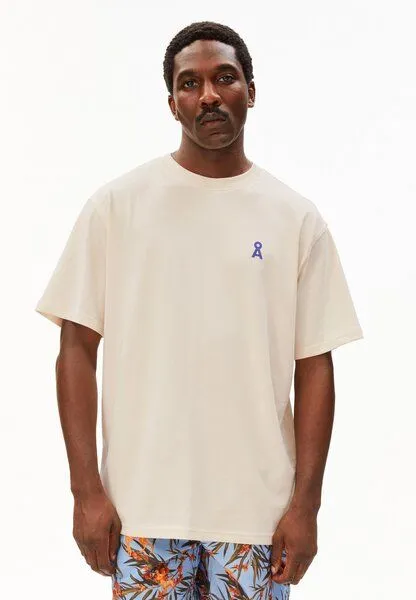 ARMEDANGELS ARMEDANGELS MAARKOS NO PLASTIC Herren T-Shirt aus 100% Bio-Baumwolle, Pure, – Produktbild 1 von 4