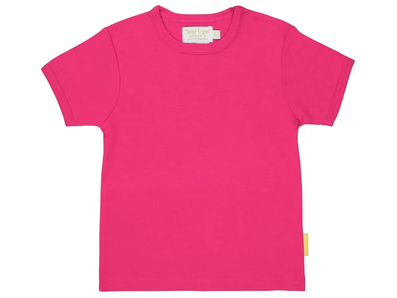 Toby Tiger Toby Tiger Baby und Kinder T-Shirt, Pink, – Produktbild 1 von 1