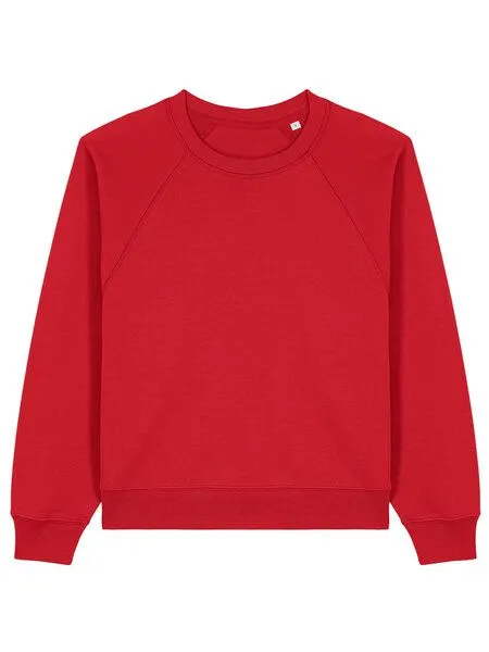 Kultgut Kultgut Raglanärmel- Goodness Sweatpullover/ Softly, Rot (tomatored), – Produktbild 2 von 4