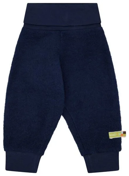 loud + proud loud + proud Babys & Kinder Wollfleece-Hose, GOTS-zertifiziert, Ultramarine(blau), – Produktbild 2 von 3
