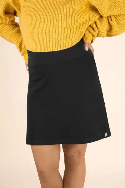 La Gitana La Gitana A-Linien Rock aus Bio Sweat "Auria", Schwarz, – Produktbild 1 von 4