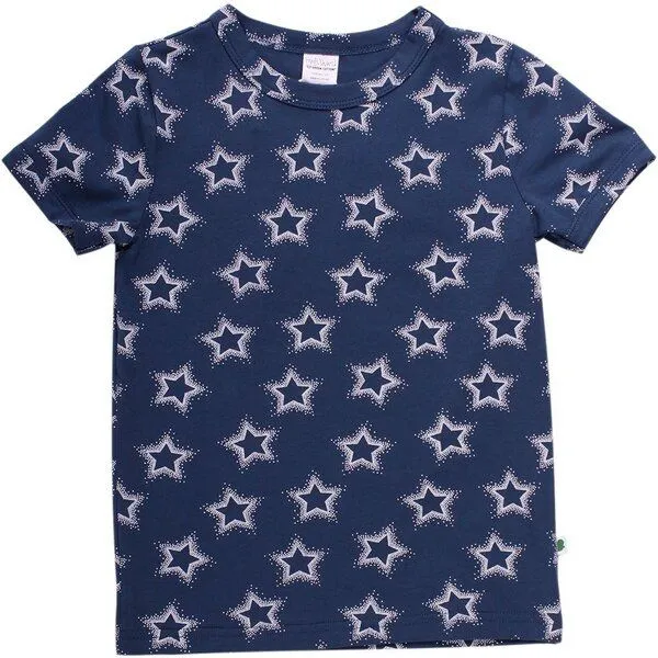 Fred's World by Green Cotton Fred's World by Green Cotton T-Shirt Sterne, Blau, – Produktbild 1 von 1