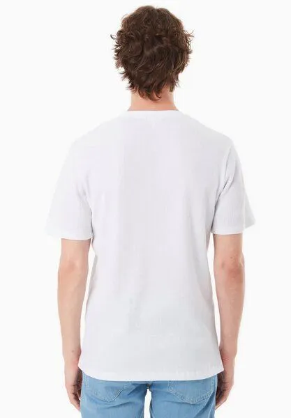 ORGANICATION ORGANICATION Basic T-Shirt aus Bio-Baumwolle, White, – Produktbild 4 von 4