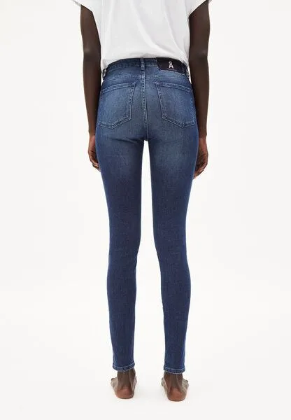 ARMEDANGELS ARMEDANGELS Tillaa Circular - Damen Skinny Fit Mid Waist, Navy blue, – Produktbild 2 von 5