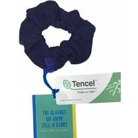nice to meet me nice to meet me Scrunchie . TENCEL®, Night blue, – Produktbild 1 von 1