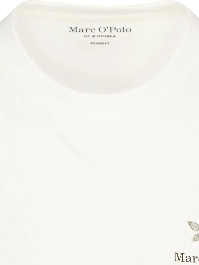 Marc O'Polo Marc O'Polo T-Shirt Backprint Weiß - Größe XL, Wollweiß, – Produktbild 5 von 5