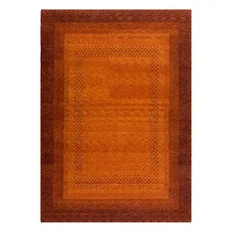 Prolana Prolana Handgefertigter Teppich "Sunrise" aus Wolle in Rot-Orange – Produktbild 1 von 1