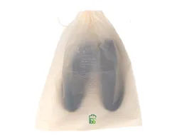 Bio-Turnbeutel aus Maisstärke transparent inklusive 1-farbigem Aufdruck – Produktbild 1 von 1