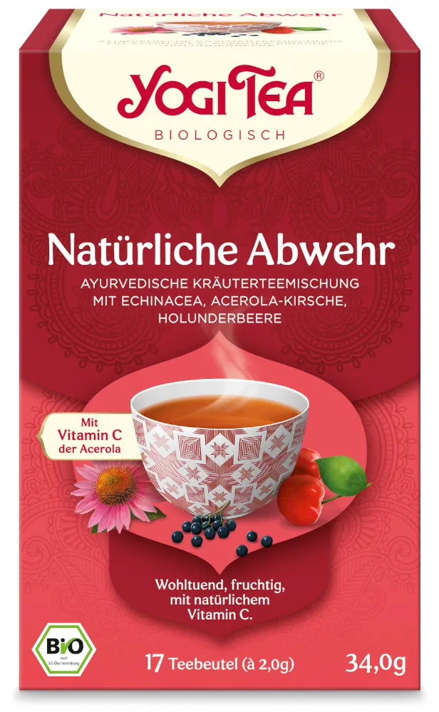 YOGI TEA YOGI TEA Natürliche Abwehr Bio Filterbeutel 17X1.8 g Filterbeutel – Produktbild 1 von 1