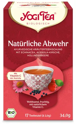 YOGI TEA YOGI TEA Natürliche Abwehr Bio Filterbeutel 17X1.8 g Filterbeutel – Produktbild 1 von 1