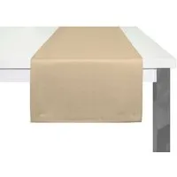 Nature by Adam Nature by Adam Tischläufer aus 100% Bio-Baumwolle - Made in Germany - Uni Collection light, Beige, – Produktbild 1 von 1