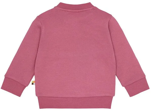 loud + proud loud + proud Babys & Kinder Sweatshirt mit Druckmotiv, GOTS-zertifiziert, Rouge(pink), – Produktbild 2 von 2