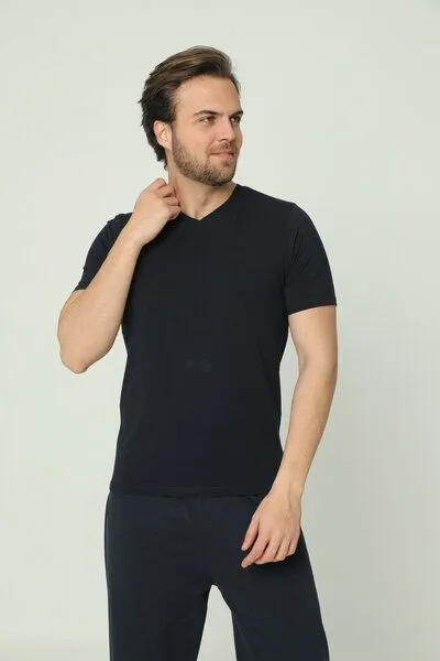 Bruno Barella Bruno Barella 3er Pack GOTS zertifizierte Biobaumwolle Herren T-Shirt – Produktbild 4 von 6
