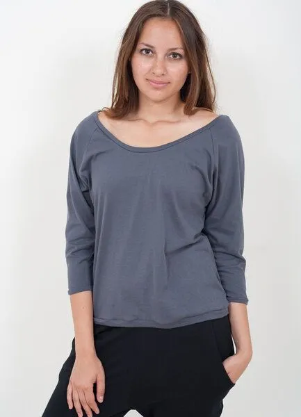 Lena Schokolade Lena Schokolade Jump in - Pulli, Blaugrau, – Produktbild 4 von 4
