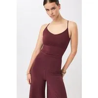 mandala Mandala Cropped Pilates Top, Ruby (rot), – Produktbild 1 von 1