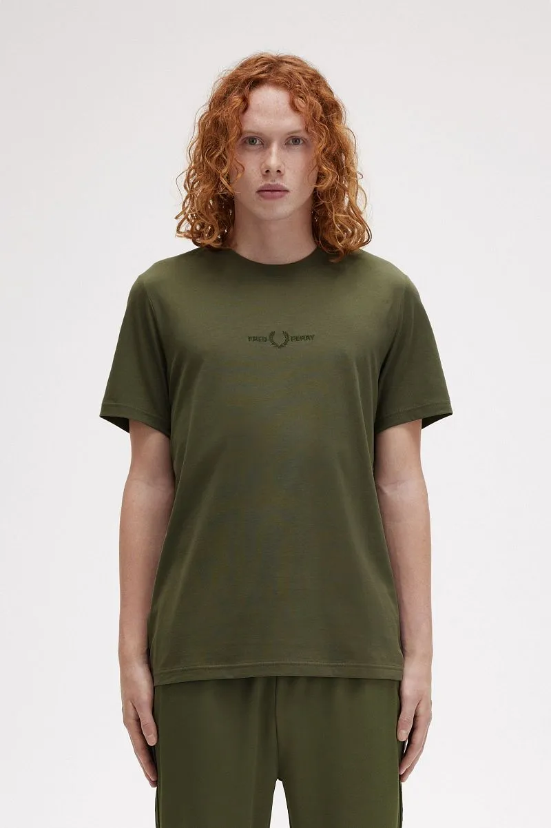Fred Perry Fred Perry T-Shirt M4580 Olivgrün - Größe M, Dunkelgrün, – Produktbild 1 von 5