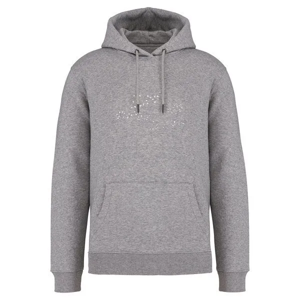 Greenspired Greenspired Basic Bio Unisex Hoody Nr. 4 Skybirds 350g/m² XXS - 3 XL, Meliertes grau, – Produktbild 1 von 1