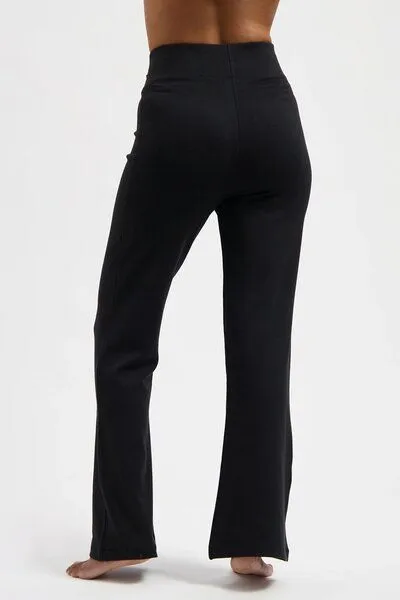 Urban Goddess Urban Goddess Cayha Flared Yogahose, Onyx black (schwarz), – Produktbild 3 von 4