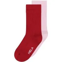 MELA MELA Gerippte Socken 2 Paare aus 100% Bio-Baumwolle – Produktbild 1 von 1