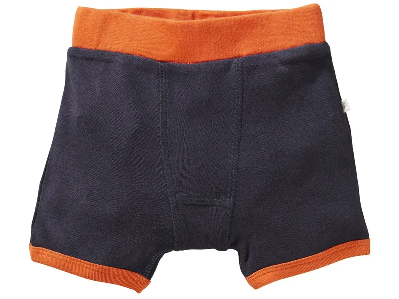 HANS NATUR Jungen Boxershorts Bio-Baumwolle dunkelblau Gr. 110/116, Blau, – Produktbild 1 von 2