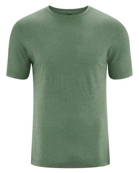 HempAge HempAge Herren T-Shirt Hanf/Bio-Baumwolle, Herb (grün), – Produktbild 1 von 4