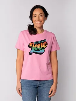 watapparel watapparel T-Shirt Frauen Celebrate Love – Produktbild 1 von 1