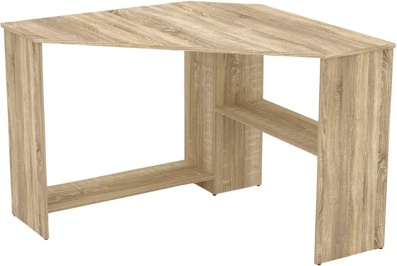Home affaire Schreibtisch RINO, Breite 80 cm, Eckschreibtisch im modernen Design, Beige, – Produktbild 3 von 5