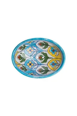 Tranquillo Tranquillo Blue Pottery Seifenschale von Hand geformt und bemalt – Produktbild 1 von 1