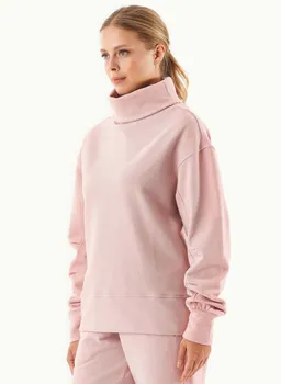 ORGANICATION ORGANICATION Damen vegan Pullover Rollkragen Aus Bio-Baumwolle Rosa – Produktbild 1 von 1